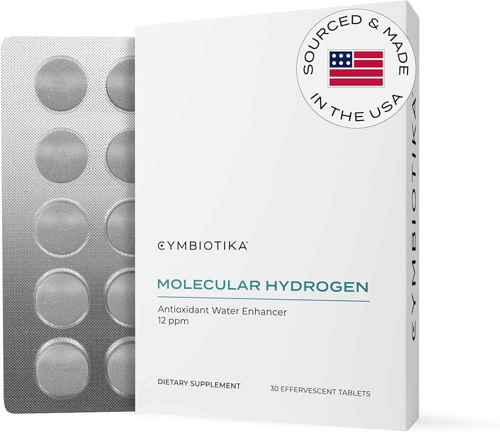 CYMBIOTIKA H2 Molecular Hydrogen Water Tablets with Magnesium, Energy Boost, Gluten Free, Keto An... | Amazon (US)