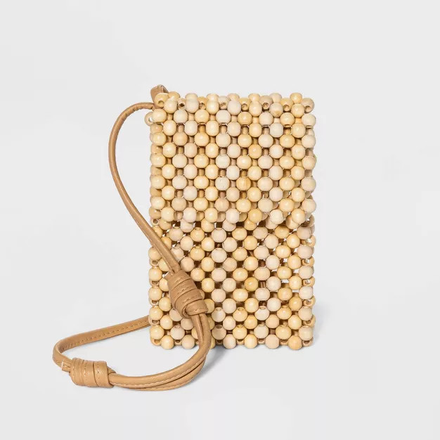 Striped Straw Phone Crossbody Bag - Universal Thread™ | Target