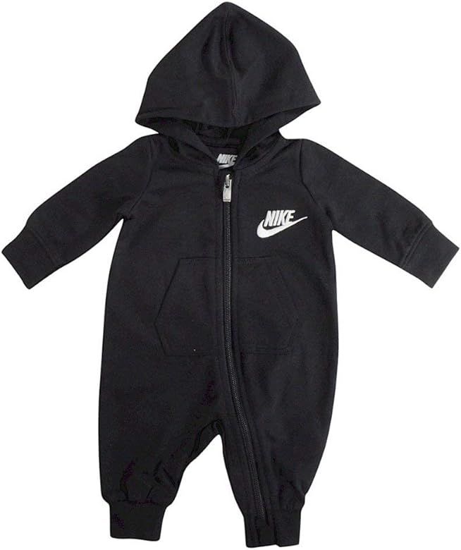 Nike Infant Futura Coverall Romper (6 Months, Black(56F814-023)/White) | Amazon (US)