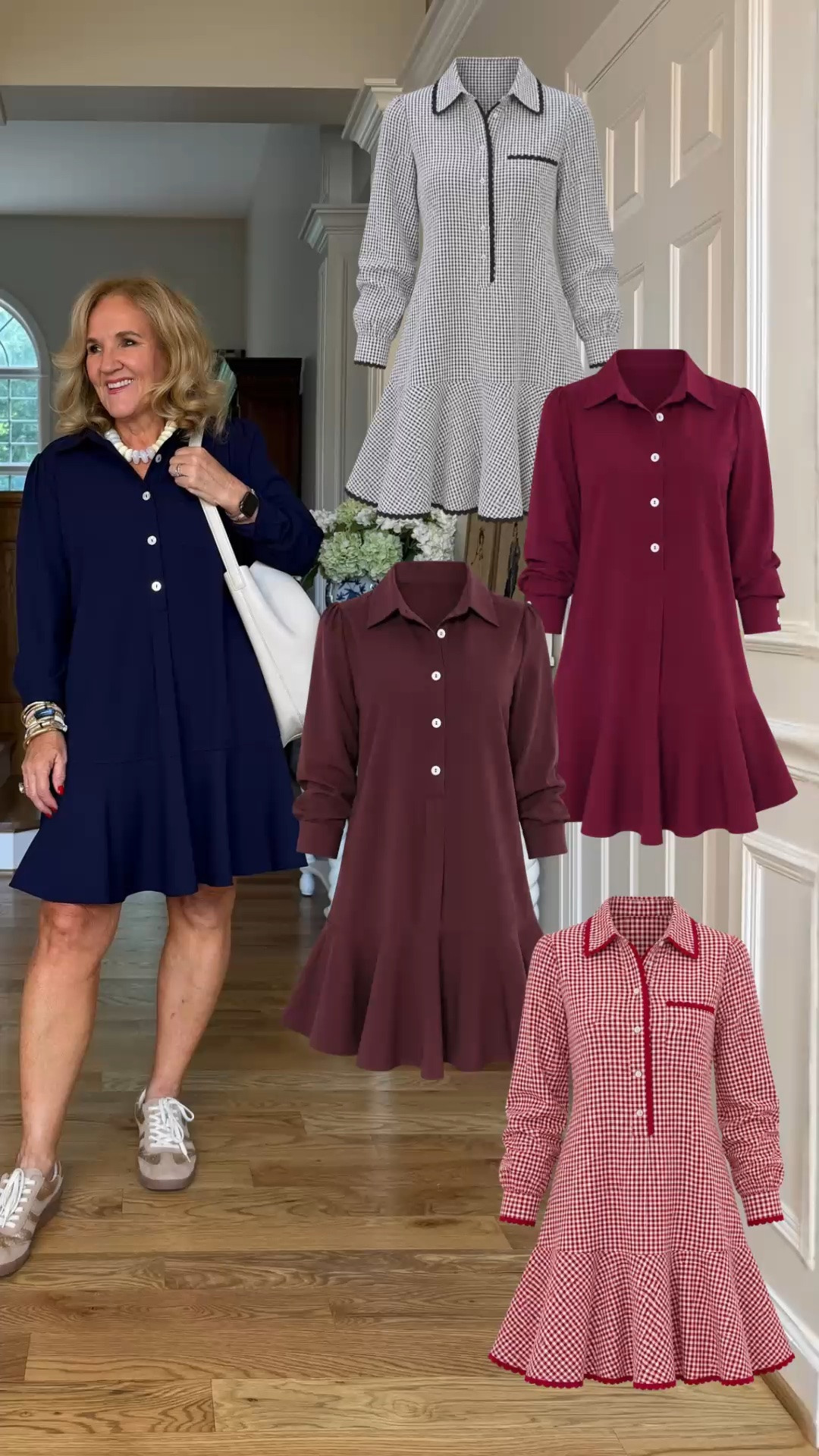 I’m a big fan of a dress that makes getting dressed this easy. I’m wearing a medium, and it comes in 10 colors, so there’s a good chance you’ll find a favorite, too.

#LTKootd #LTKOver40 #LTKPetite