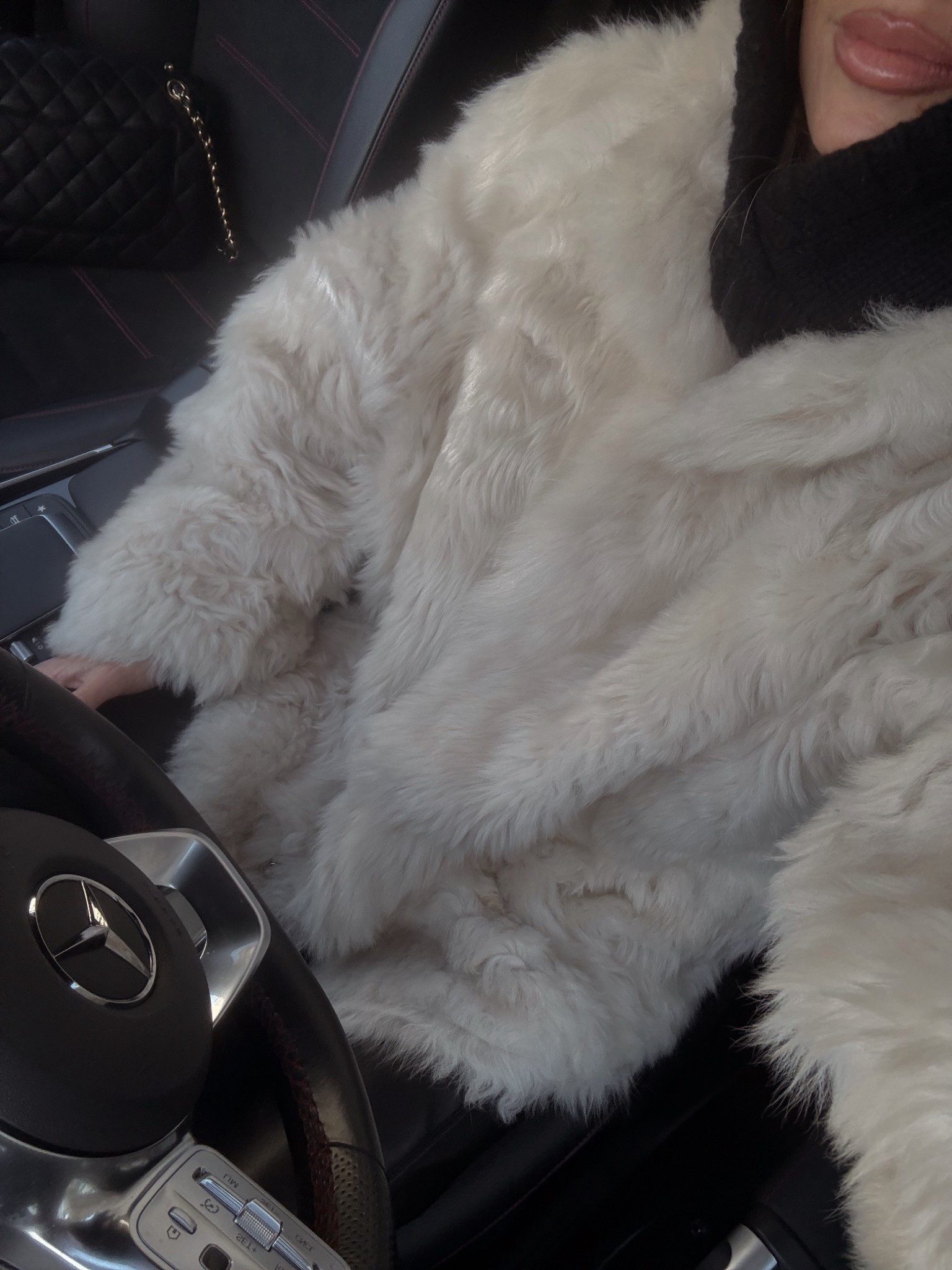 Shearling coat nour hammour