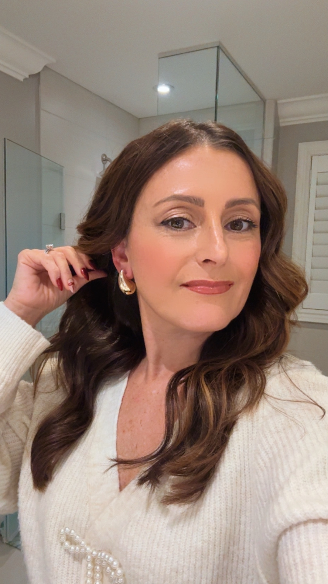 Love these tear drop earrings. 
Jewelry. Holiday outfit. 

#LTKcanada #LTKstyletip #LTKpartywear