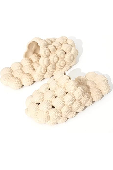 Bubble Slides for Women/Men, Massage Bubble Slippers, Funny Bubble Shoes, Unisex Breathable Beach Sa | Amazon (US)