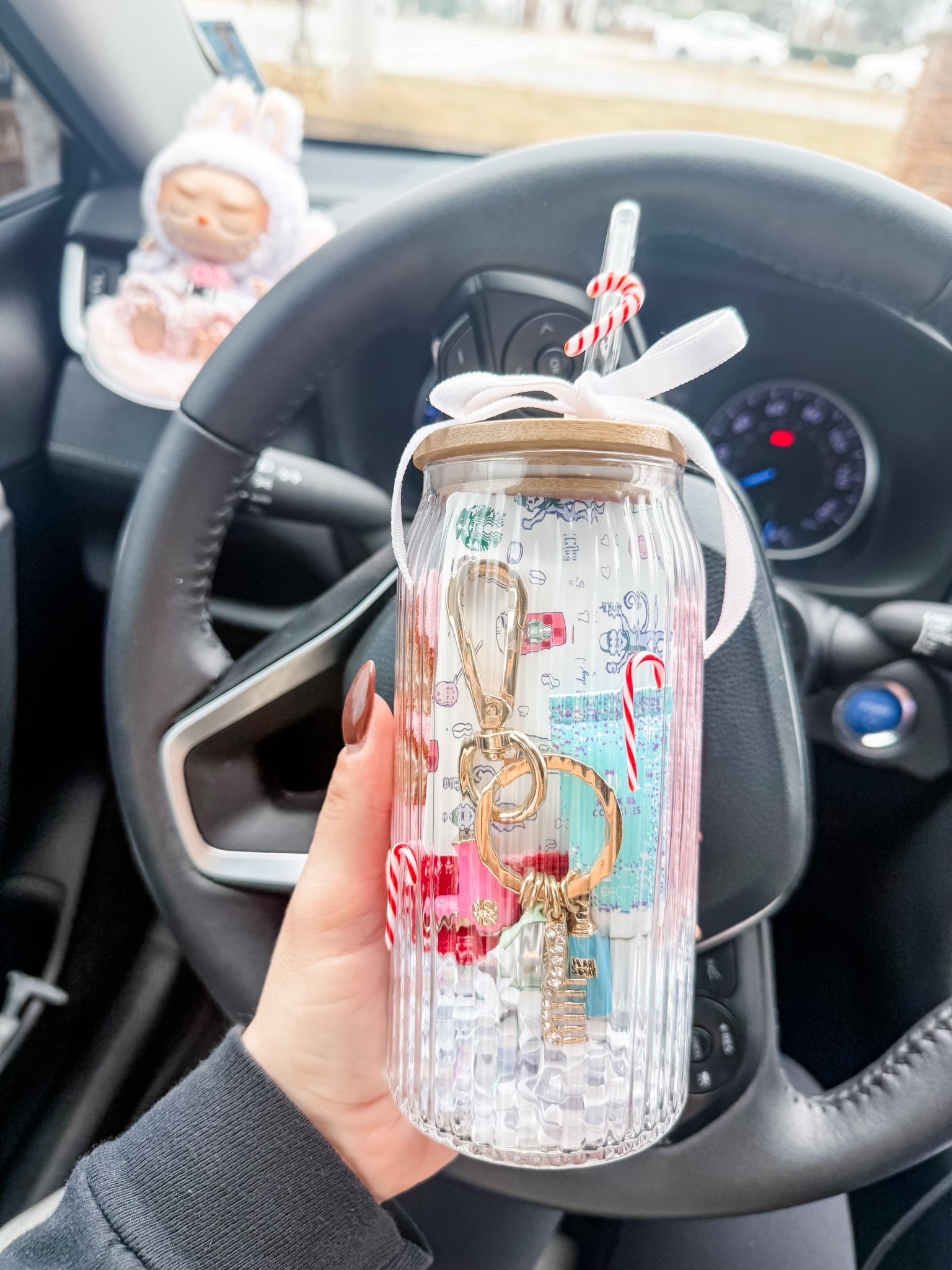 Cute gift idea! Glass tumbler, gift card, lip gloss, cozy socks, and a bag charm! 🎄

#LTKSeasonal #LTKGiftGuide #LTKHoliday