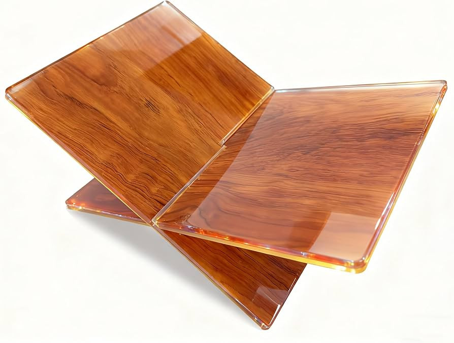 Acrylic Book Stand - Open Book Display Stand for Reading, Bible, Cookbook, Magazines, Textbooks, ... | Amazon (US)