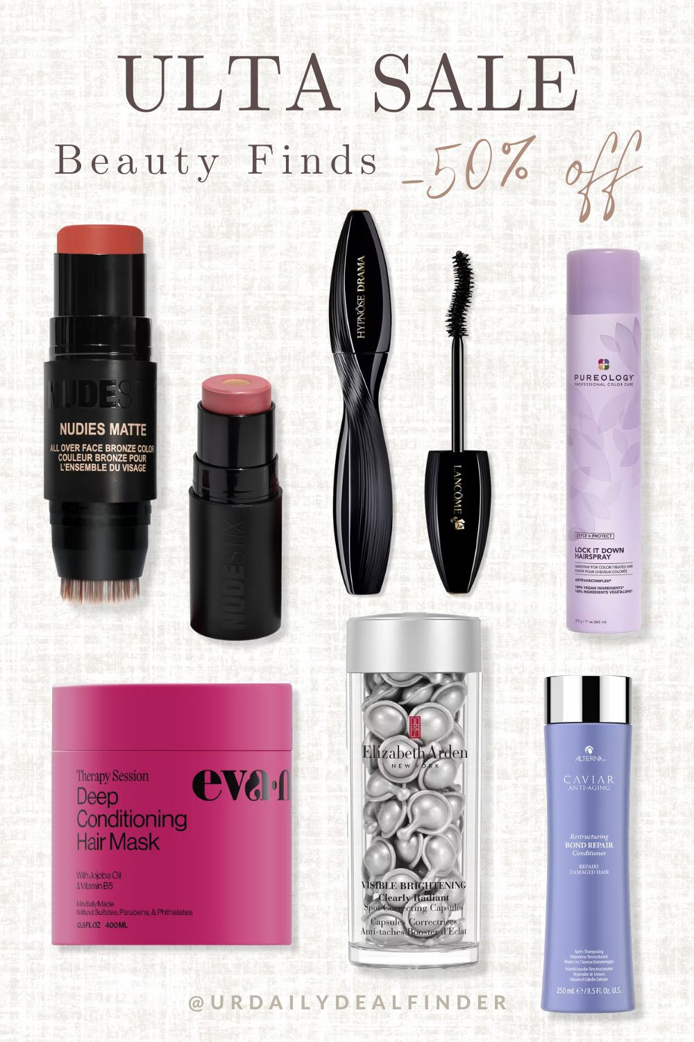 Beauty products up to 50% OFF Ulta 21 days of sales!! 

 #LTKU #LTKSaleAlert #LTKBeauty