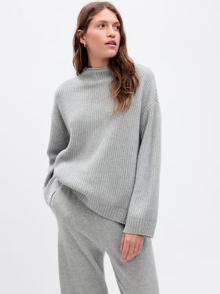 CashSoft Funnel-Neck Oversized Sweater | Gap (US)