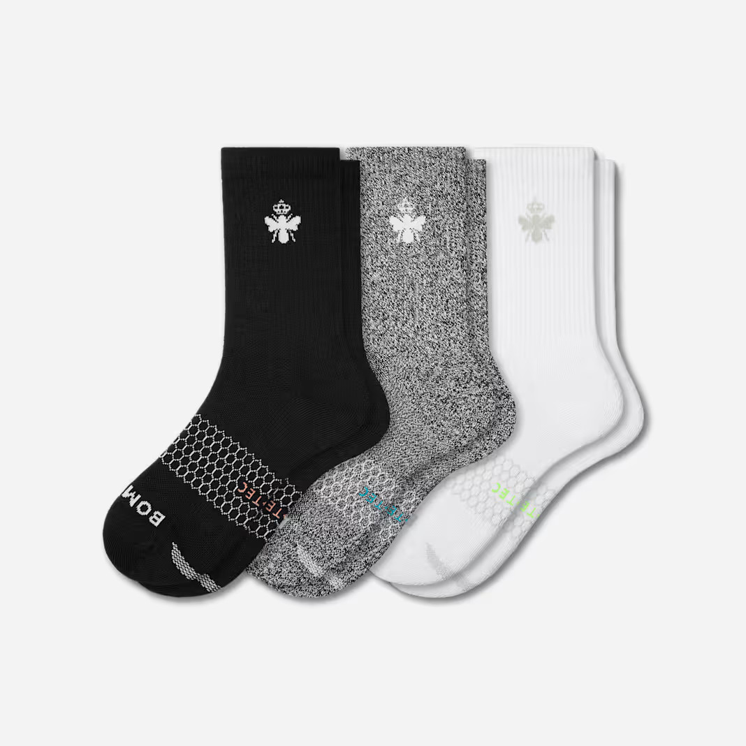 Men's All-Purpose Performance Calf Sock 3-Pack | Bombas