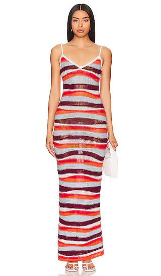 Sienna Maxi Dress in Orange Multi | Revolve Clothing (Global)