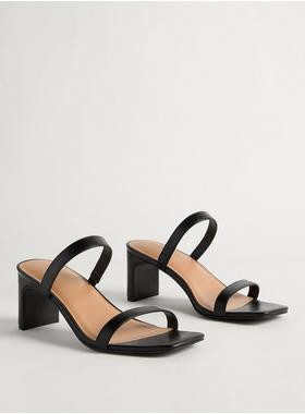 Square Toe Double Strap Heel (WW) | Torrid (US & Canada)