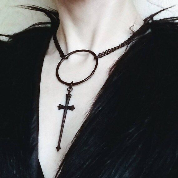 Telum Choker - Sword - Black - Necklace  - Dagger - Dark - Witchy - Goth - Gothic - Choker - Blac... | Etsy (US)