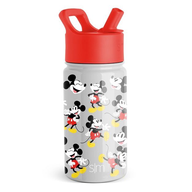 14oz Stainless Steel Summit Kids Water Bottle with Straw - Simple Modern | Target