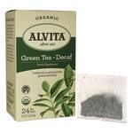 ALVITA ORGANIC GREEN TEA - DECAF 24 BAGS | Swanson Health Products