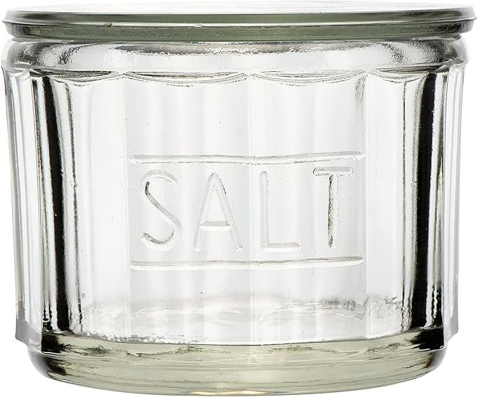 Creative Co-Op Round Pressed Glass Salt Cellar | Amazon (US)