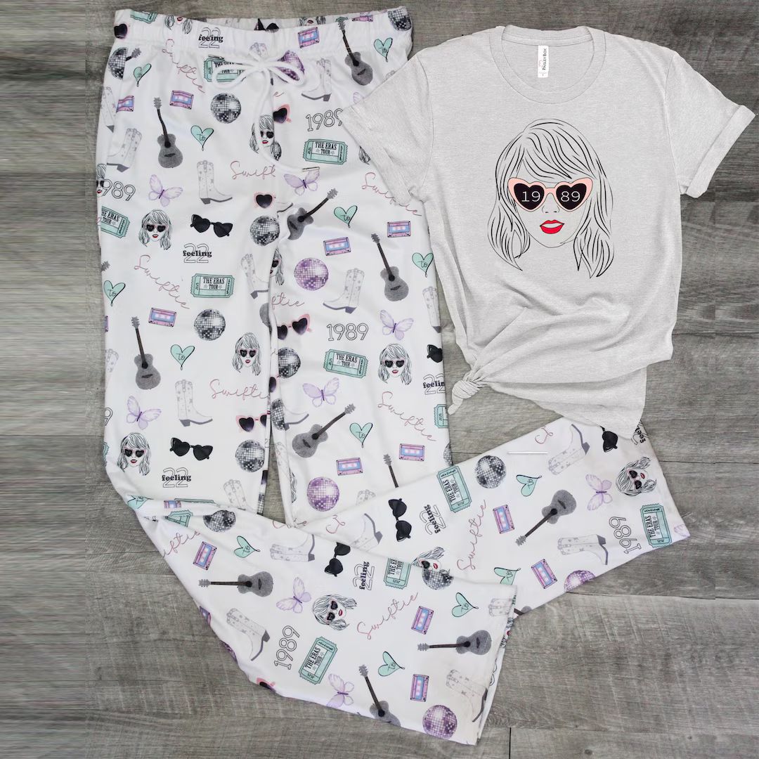 Taylor Pajama Pant, Eras PJ Pants, Girls Weekend Gift for Her, I'm The Problem Shirt PJs, Trendy ... | Etsy (US)