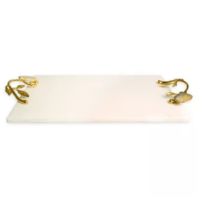 Classic Touch Marble 16-Inch Agate Handled Challah Tray | Bed Bath & Beyond