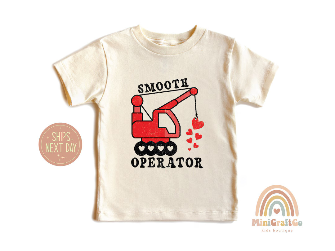 Valentines Shirt for Toddler Boy, Toddler Boy Gifts, Kids Valentines Day Construction Tee, Baby B... | Etsy (US)