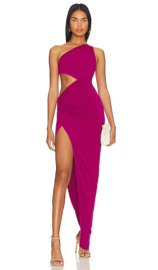 Vanessa Gown in Magenta | Revolve Clothing (Global)