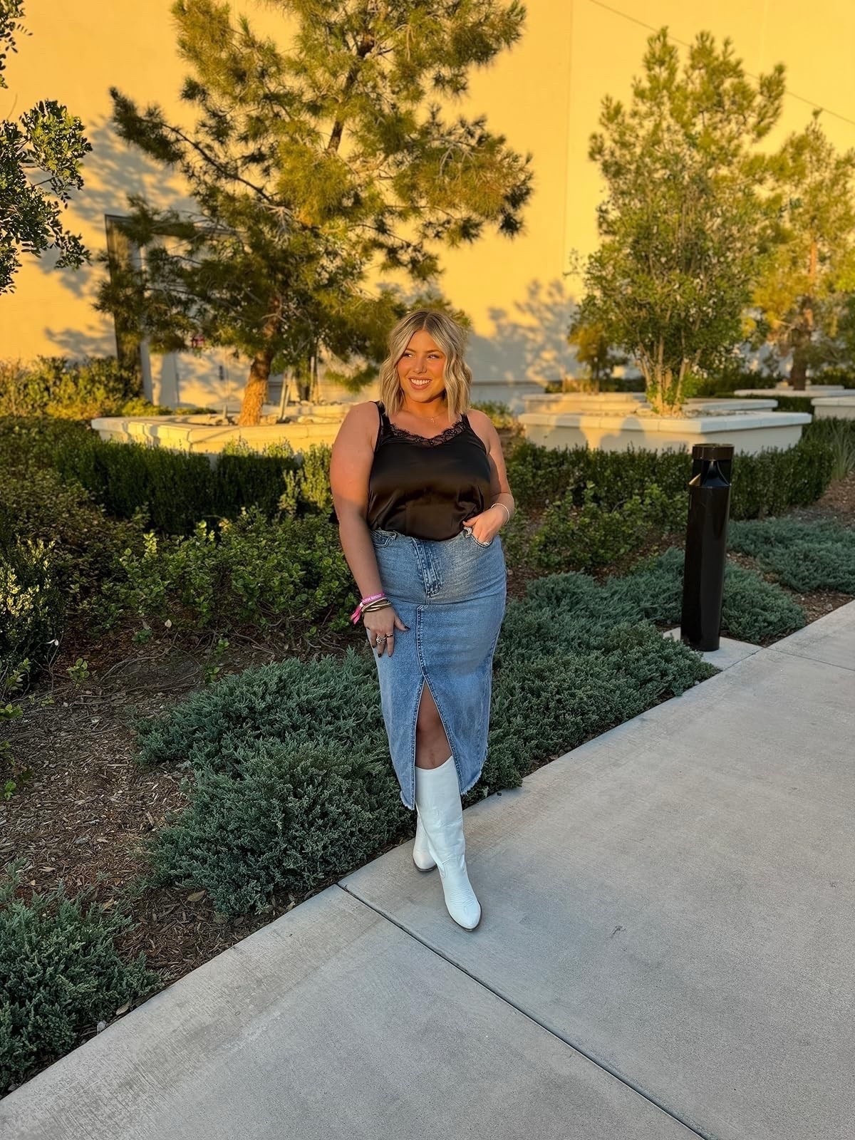 Amazon summer outfit idea! Perfect for a concert or date night 🖤 Wearing a large in the top and skirt 😍

amazon, amazon find, amazon finds, amazon must have, amazon must haves, amazon essentials, amazon style, amazon fashion, amazon staples, amazon basic, amazon basics midsize outfit, midsize outfits, midsize fashion, midsize girls, midsize moms, midsize style, curvy approved

#LTKMidsize #LTKStyleTip #LTKSeasonal