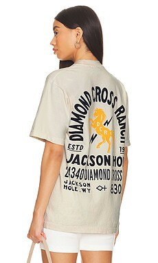 Diamond Cross Ranch Address Tee in Cream from Revolve.com | Revolve Clothing (Global)