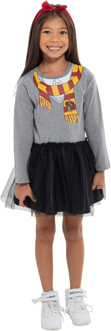 Warner Bros. Harry Potter Gryffindor Hermione Dress and Headband Newborn to Toddler | Amazon (US)