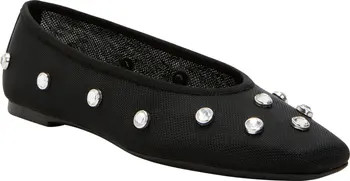 The Evie High Crystal Ballet Flat (Women) | Nordstrom