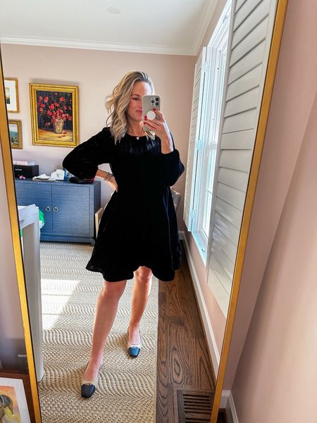I love this velvet dress for the holidays - a perfect Valentine’s Day date night dress. It’s maternity and runs large so order your normal size or maybe even go down a size. My heels are comfortable even at 38 weeks pregnant!

#LTKSeasonal#LTKbump#LTKshoecrush
