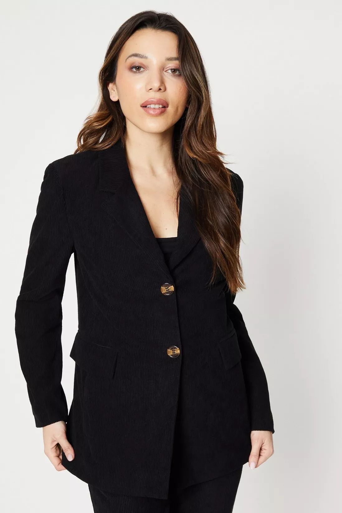 Cord Single Breasted Blazer | Oasis UK & IE