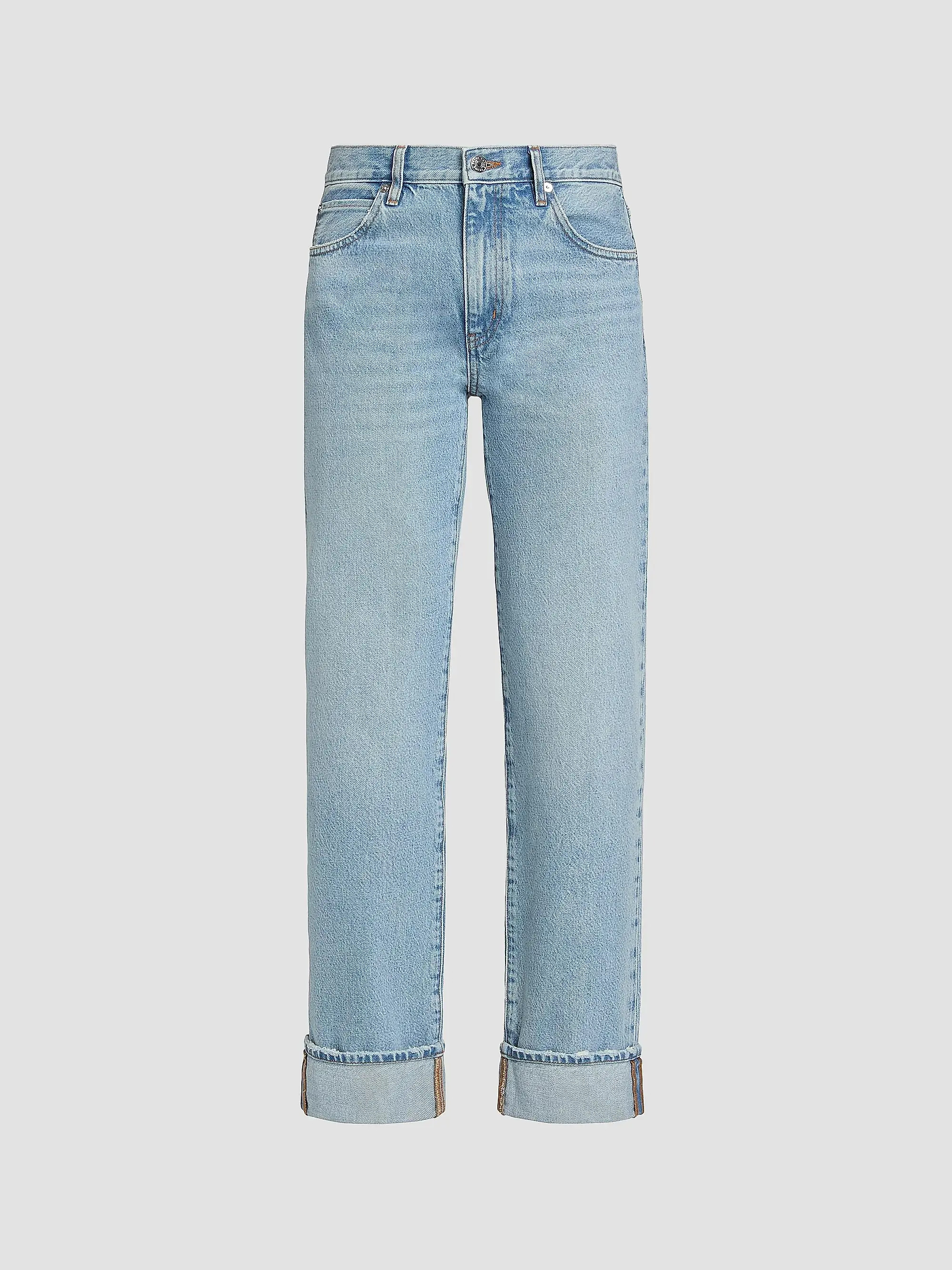The Cuffed Hang Mid-Rise Jeans | Saks Fifth Avenue