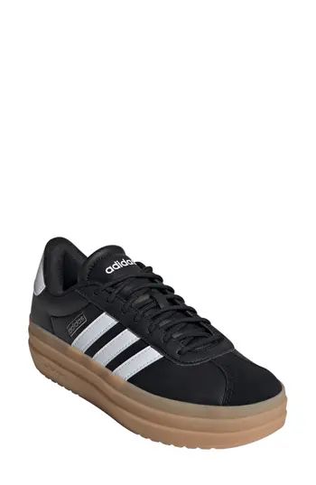 adidas VL Court Bold Sneaker in Black/White/Cyber at Nordstrom Rack, Size 8 | Nordstrom Rack