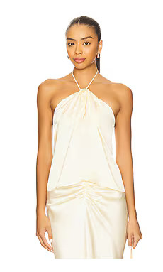 LPA Elinor Halter Top in Butter Yellow from Revolve.com | Revolve Clothing (Global)