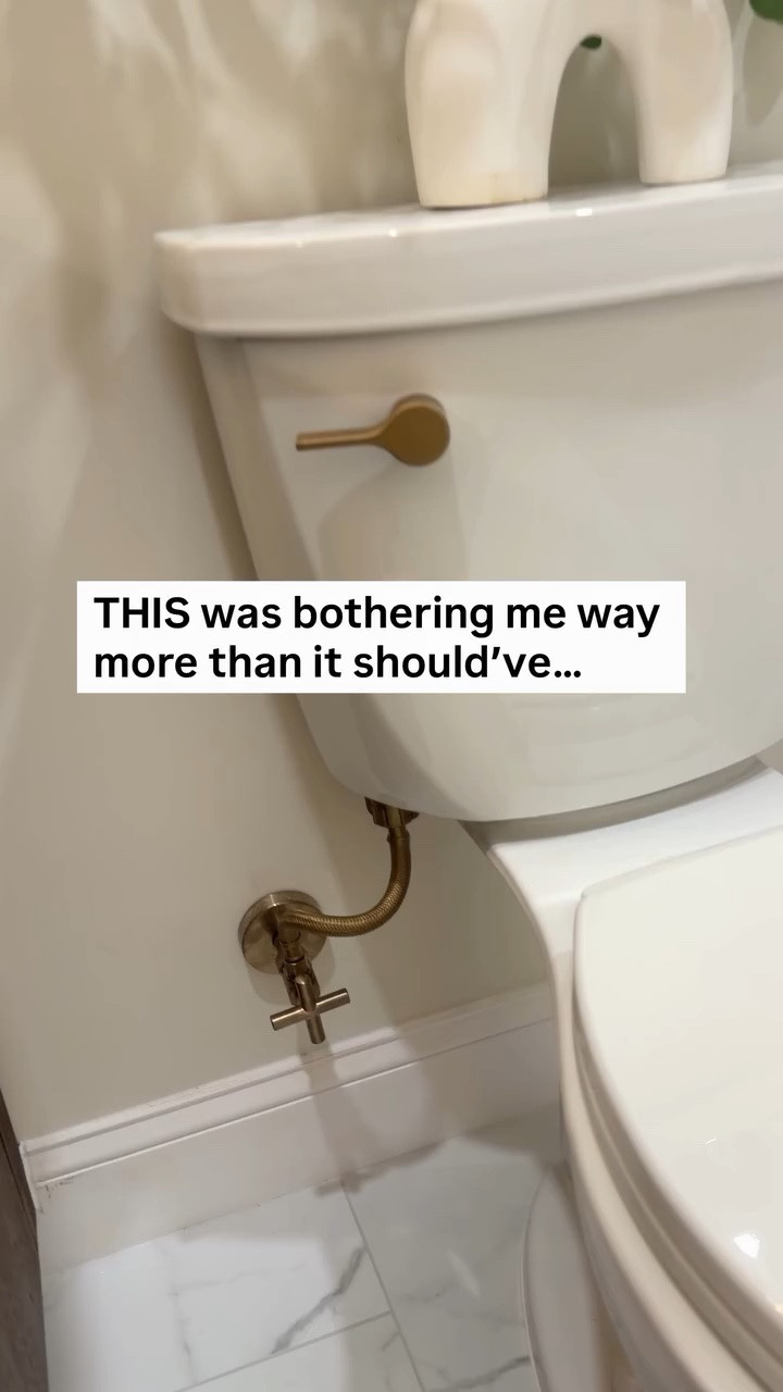 I know some people are going to say I should’ve just bought the matching one… 😂

But I could not justify spending almost $90 on a toilet handle, so I tried spray painting it instead.

Here’s what helped it turn out smooth:
• Cleaned really well with Krud Kutter
• Lightly sanded first
• Used automotive primer for better adhesion
• Multiple LIGHT coats
• Let each coat dry fully before spraying again

I used Rustoleum Champagne Bronze and honestly… it’s close enough for me 🤷‍♀️

Would you paint it or buy the real one?

#LTKHome