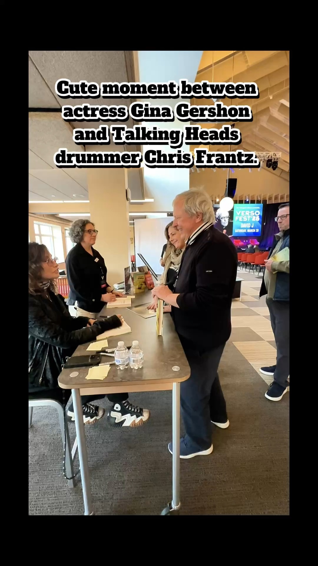 Actress Gina Gershon wore a pair of Converse sneakers like these to her book signing this weekend at Westport Library. 