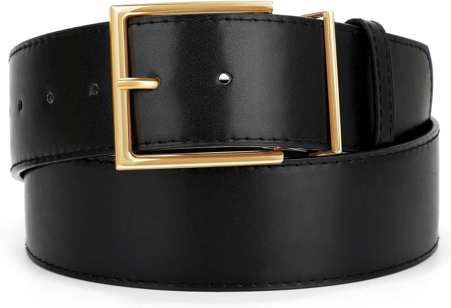 WHIPPY Women Wide Leather Waist Belts for Dresses Pants Fashion Leather Waistband for Women with ... | Amazon (US)