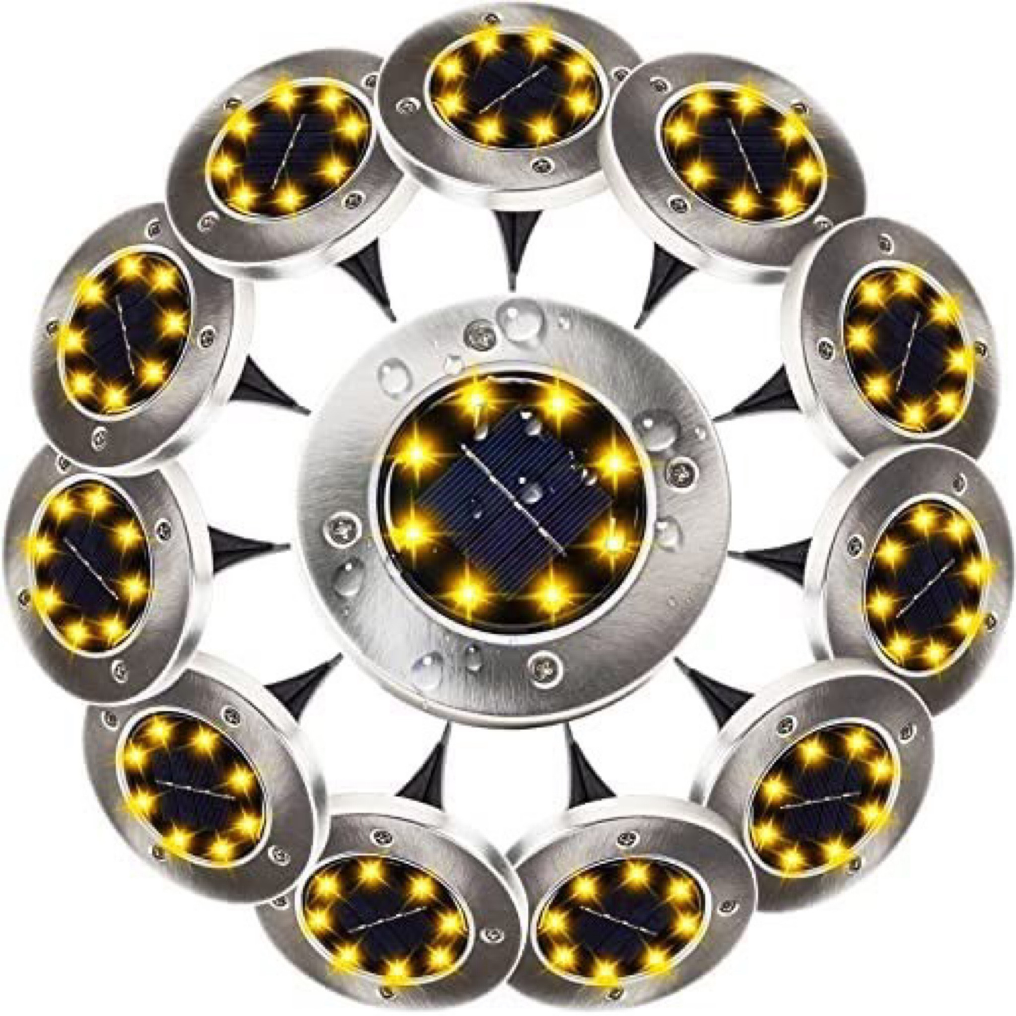 Solar pathway lights

These sit flush to the ground, are solar powered and have a warm white glow… 

I have these in our front and back yard to light our walkways. 

#LTKSeasonal #LTKhome #LTKFind