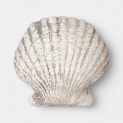 16"x15" Shell Icon Outdoor Throw Pillow - Threshold™ designed with Studio McGee | Target