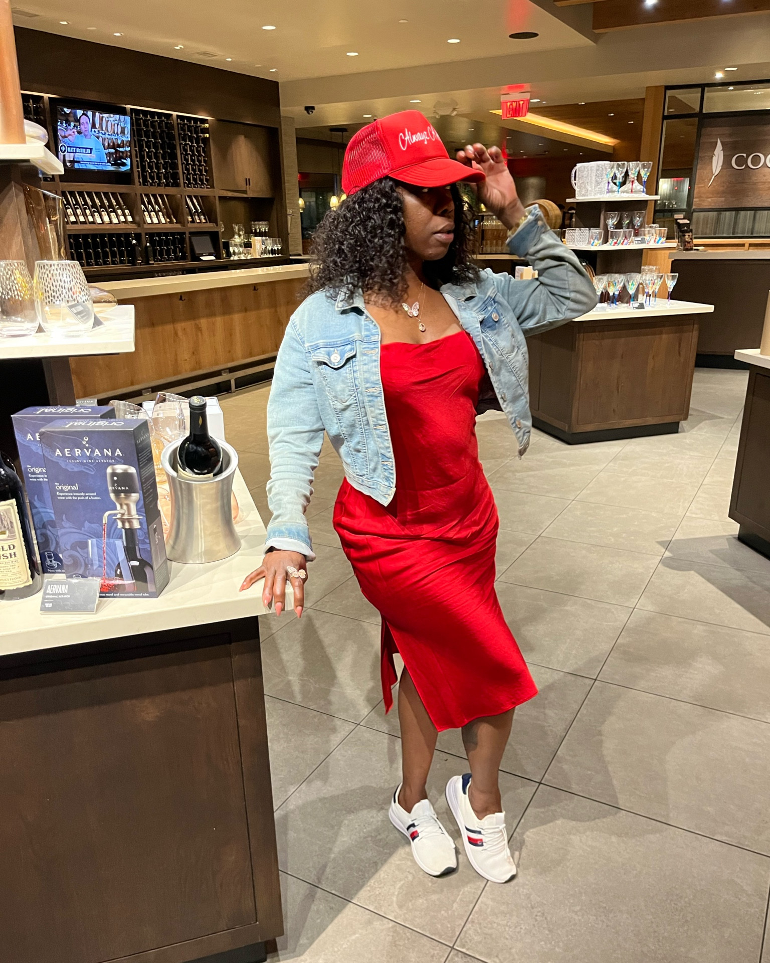 Got style? 
.
The red slip dress perfect to dress up or down.


#LTKFindsUnder100 #LTKOver40 #LTKStyleTip