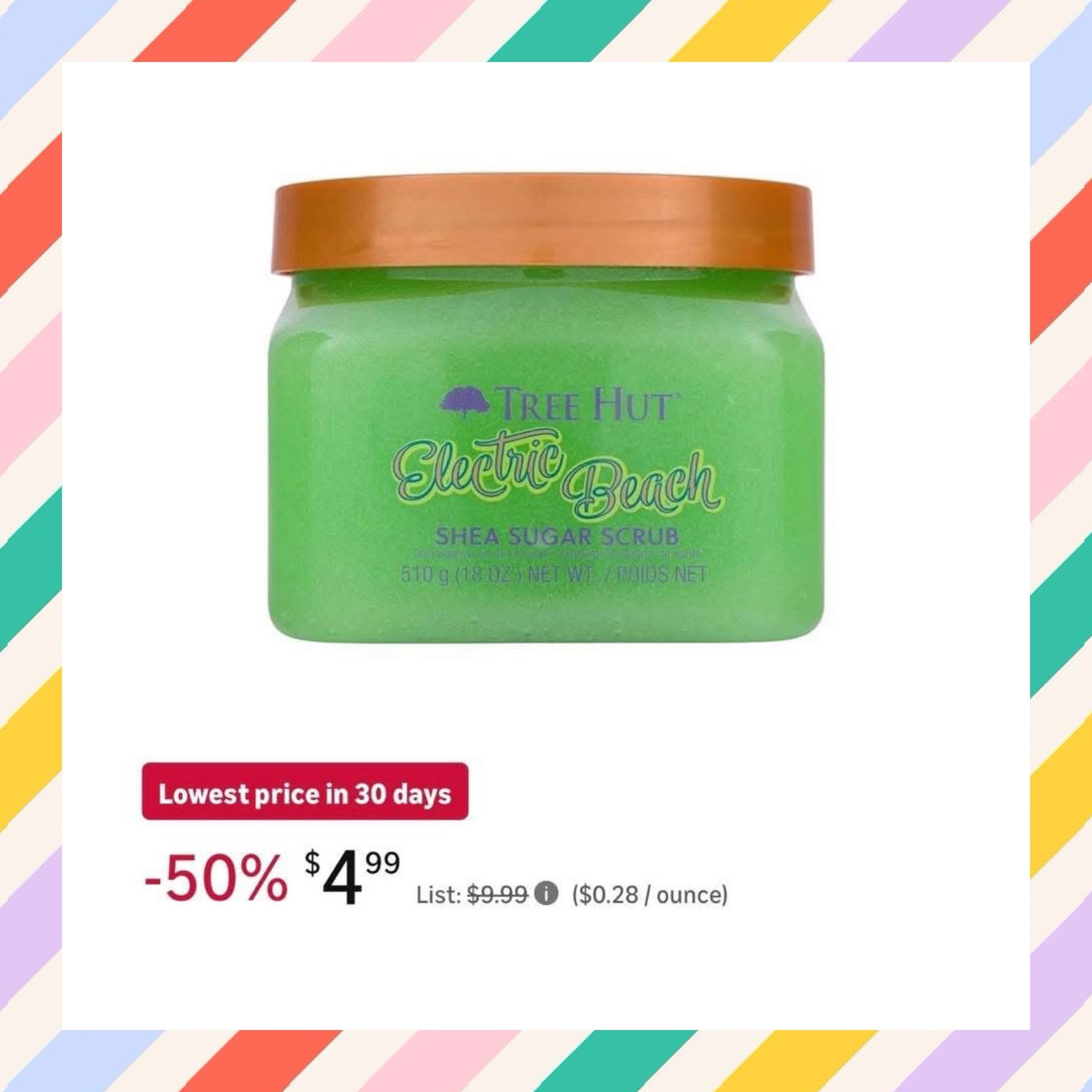 Tree Hut Electric Beach Shea Sugar Scrub is down to only $4.99 today - normally $11.99!! Always a best seller, this scent smells like sunshine ☀️ Such a fresh scent for the shower 🚿 Excellent deal at Amazon today - great to grab for gifts also!

#LTKselfcare #LTKSaleAlert #LTKBeauty