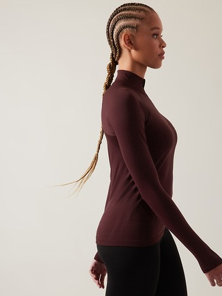 Momentum Seamless Half Zip | Athleta