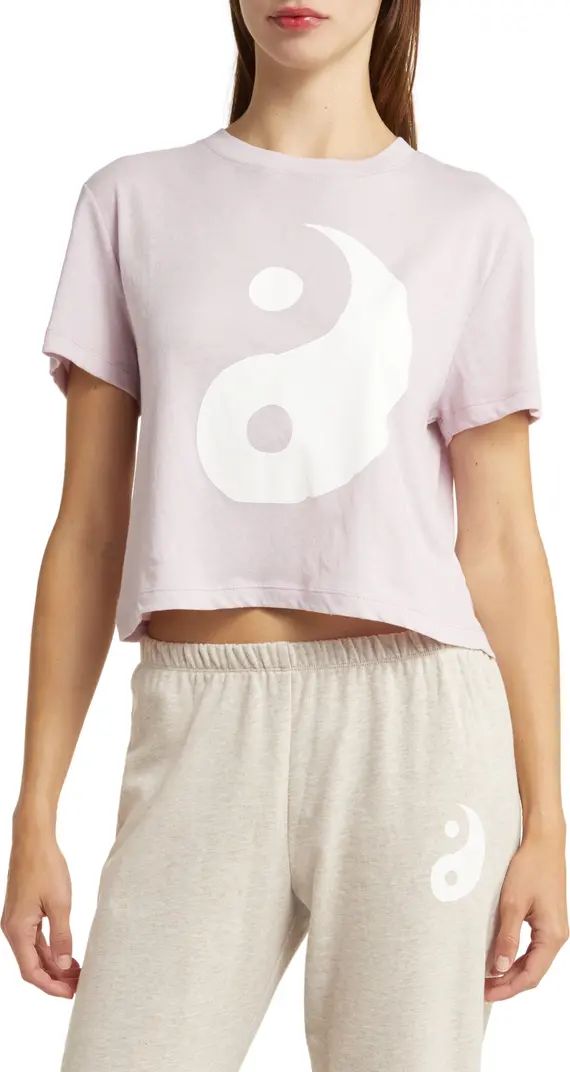 Yin & Yang Crop Graphic T-Shirt | Nordstrom