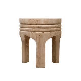 16" Paulownia Wood Stool | Michaels Stores