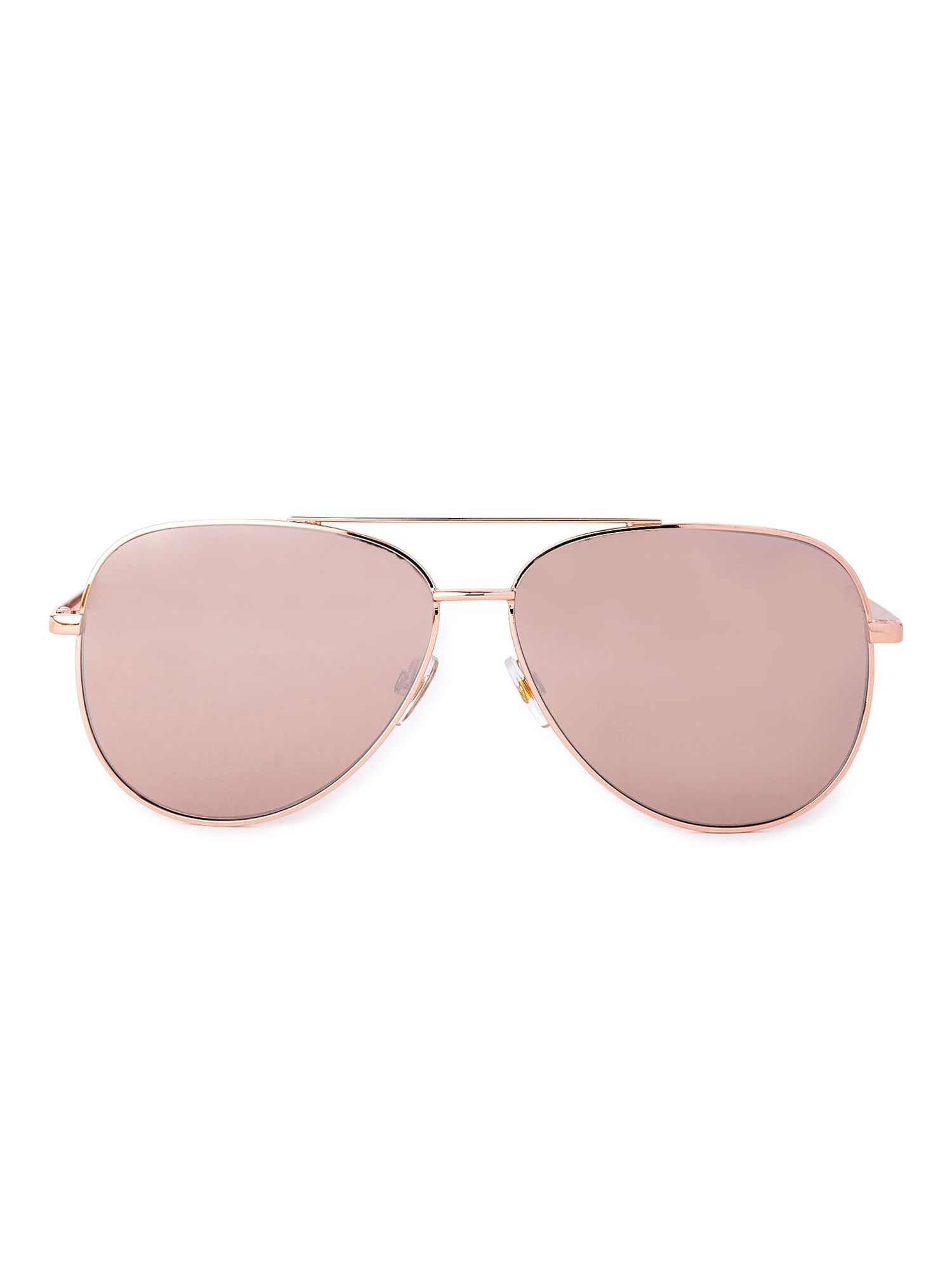 Scoop Women's Aviator Rose Gold-Tone Sunglasses | Walmart (US)