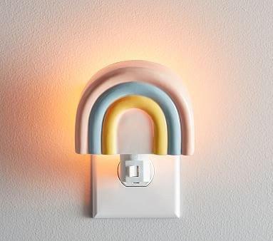 Ceramic Rainbow Nightlight | Pottery Barn Kids