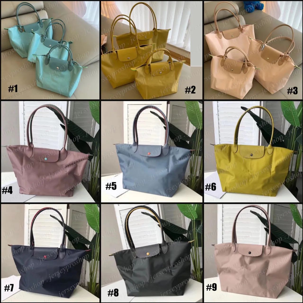 Fashion Classic Women's Nylon Tote Bag Handbag Shopping Bags Shoulder Bag Handheld Briefcase Top-... | DHGate