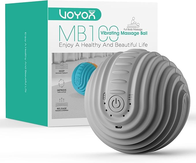 VOYOR-HEALTH Vibrating Massage Ball Electric, 4 Modes Deep Tissue Trigger Point Massage for Muscl... | Amazon (US)
