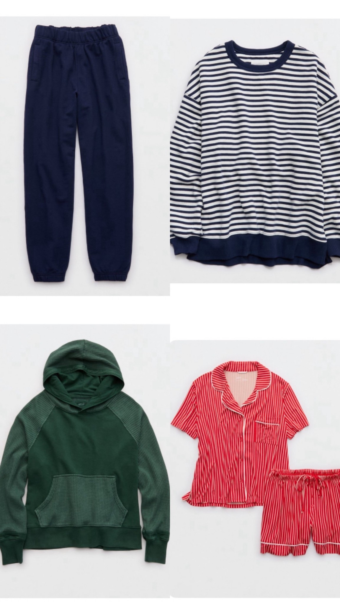 Got a medium in everything besides the pajamas! I got a large in the pajamas. The sweatpants said they run big so I stuck with the mediums there as well! 🥰❤️