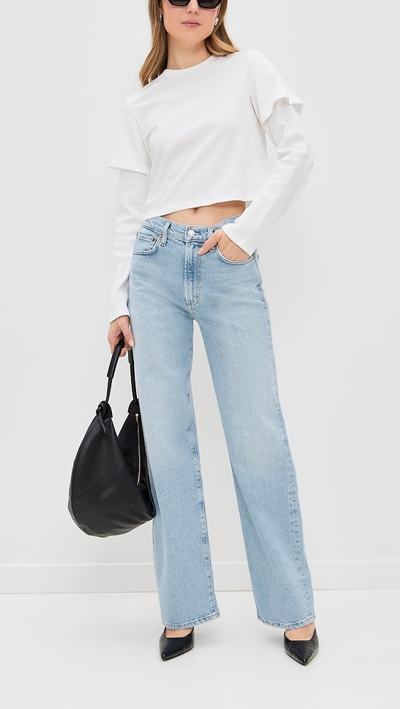 Harper Jeans Mid Rise Relaxed Straight | Shopbop