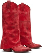 Steve Madden Sorvino (Red Suede) Women's Boots | Zappos