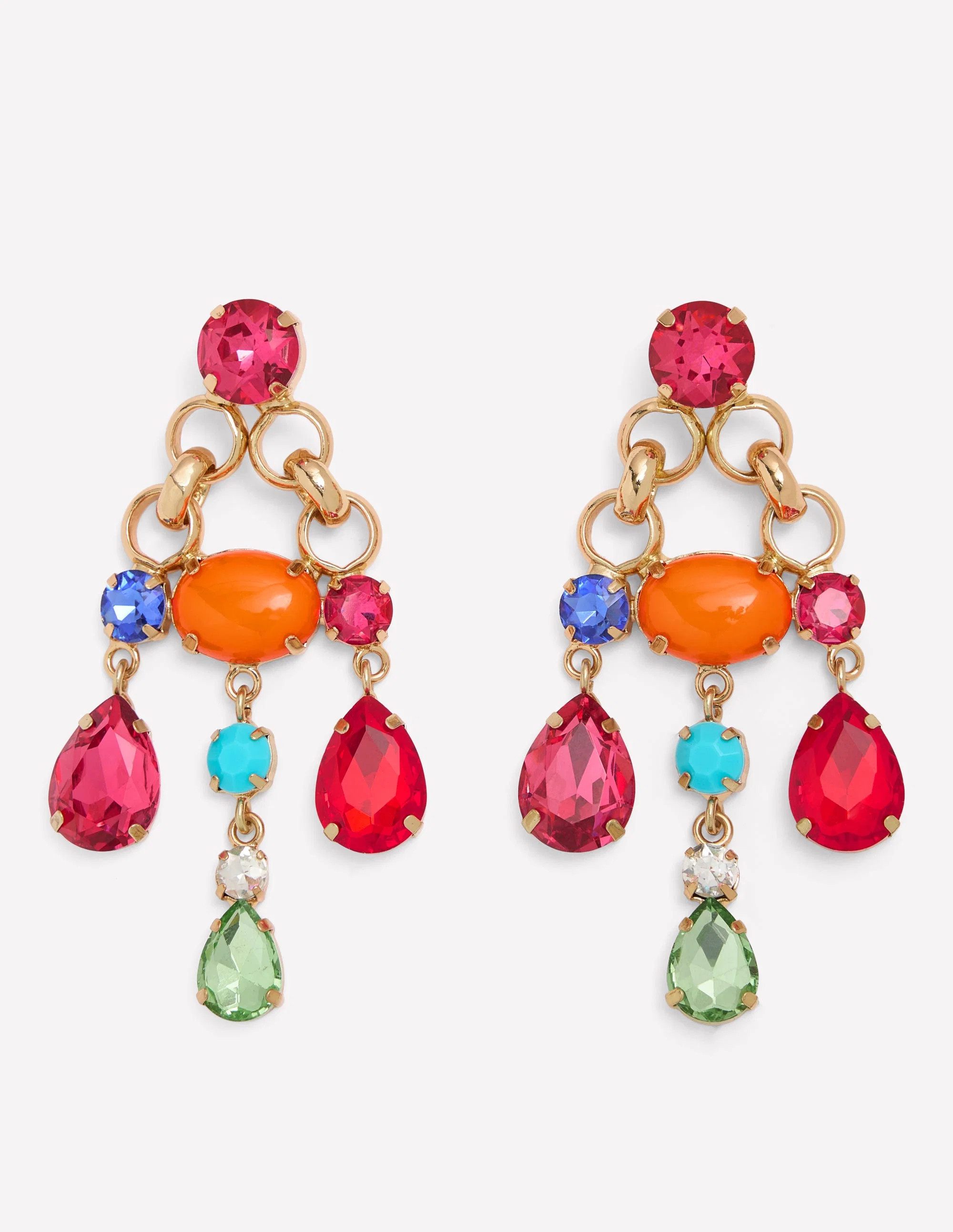 Mega Jewel Earrings-Multi | Boden (US)