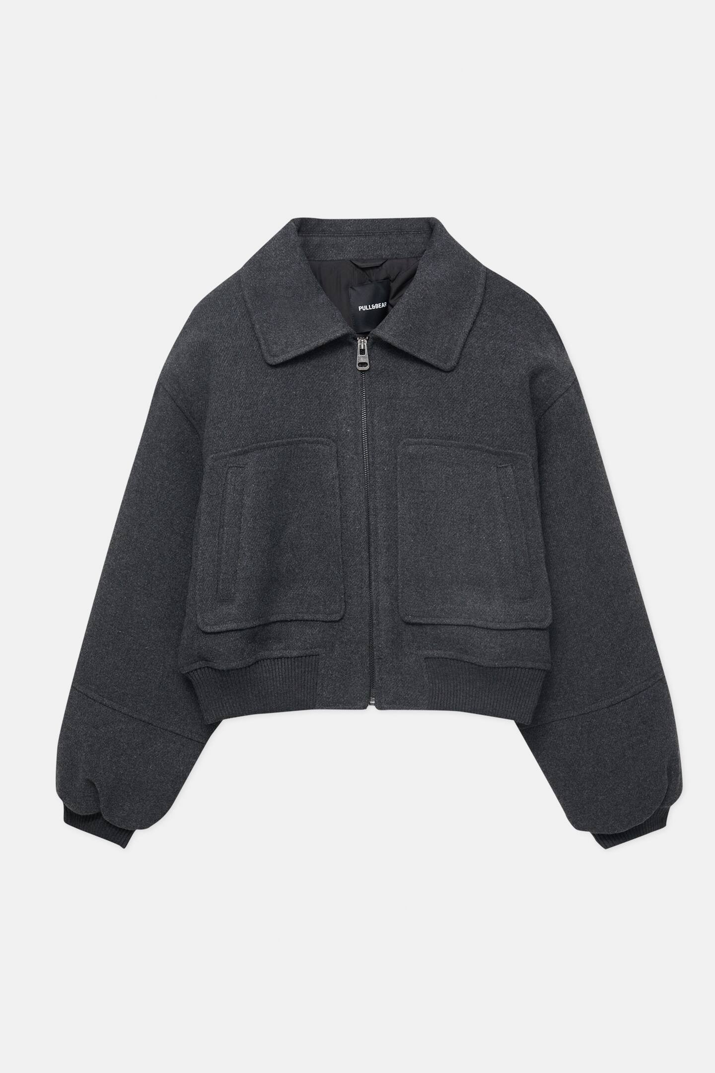 Cropped jack met vilten structuur | PULL and BEAR NL